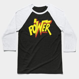 Power Records Baseball T-Shirt